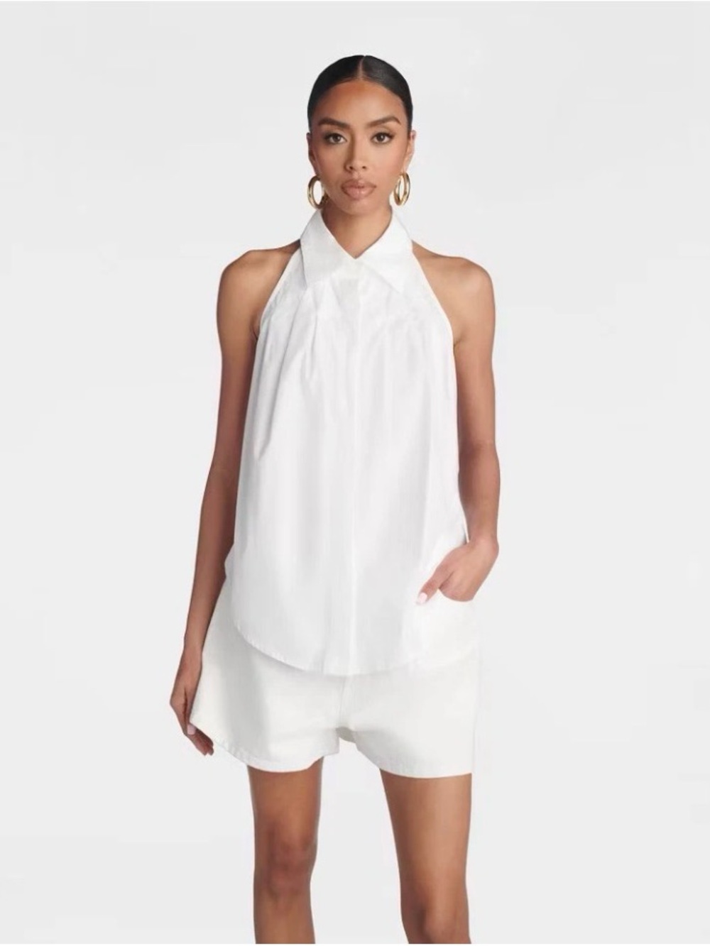 KBB by KAHLANA ‘the Halter shirt’ Sleeveless Blouse